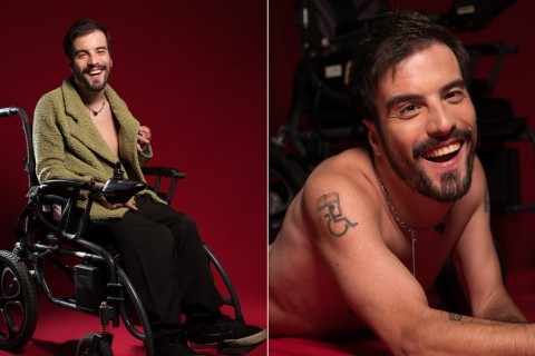 Ator de Dona de mim diz que teatro o ajudou a conviver com a paralisia cerebral